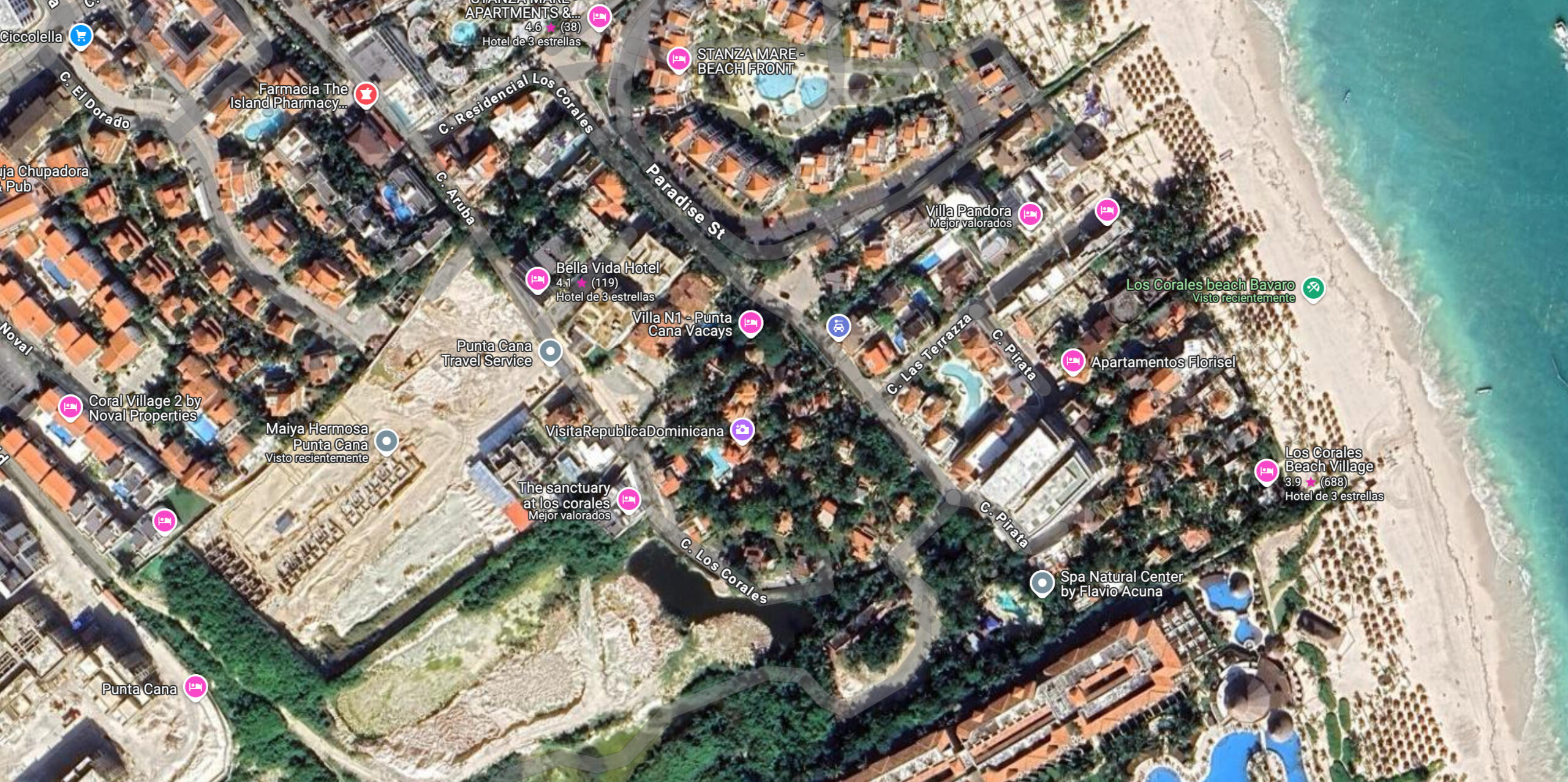 Beach is close to maiya hermosa